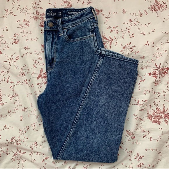 Hollister Dark Blue Mom Jeans - Picture 2 of 5